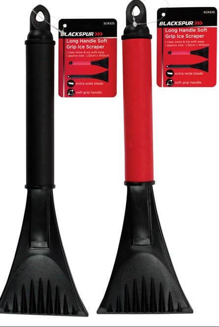 Blackspur Long Handle Soft Grip Ice Scraper