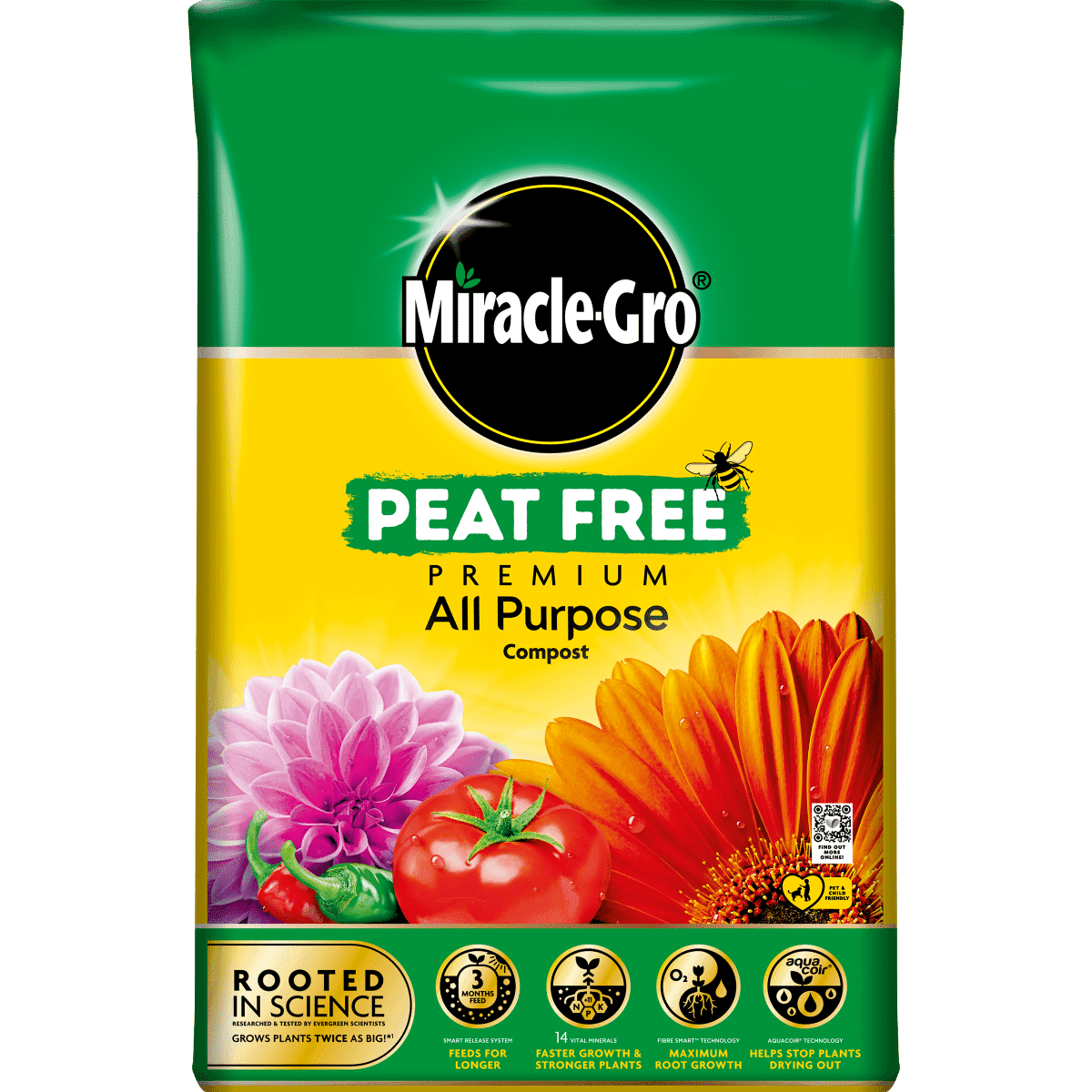 Evergreen MIRACLE-GRO ALL PURPOSE PEAT FREE 1X10L