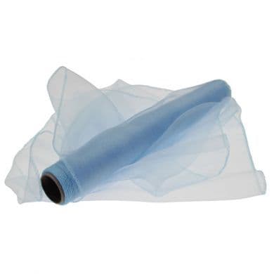 Apac 40cm x 9m Baby Blue Organza Roll (6)