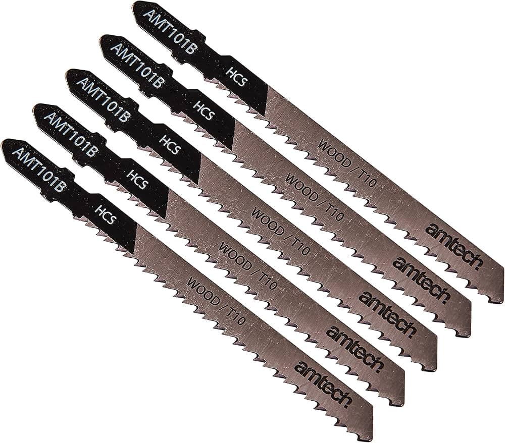 Am-Tech 5pc Wood Jigsaw Blade Set M1604