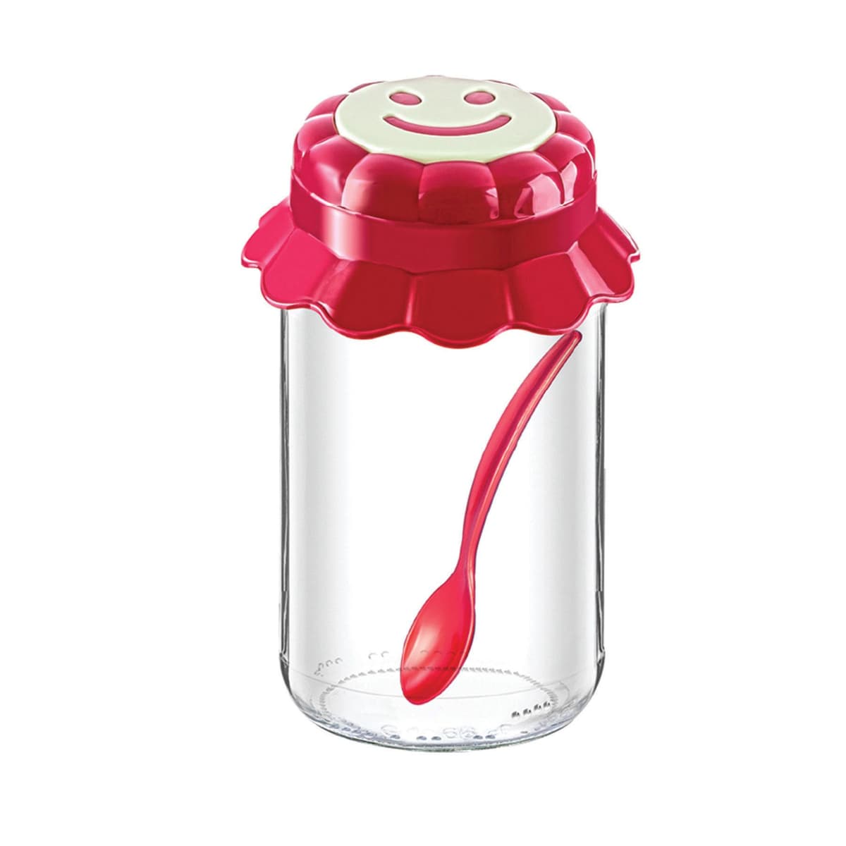 Glass Tulip Glass Jar 700 cc