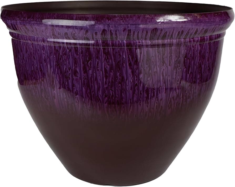 Violet 10ltr Round Plant Pot