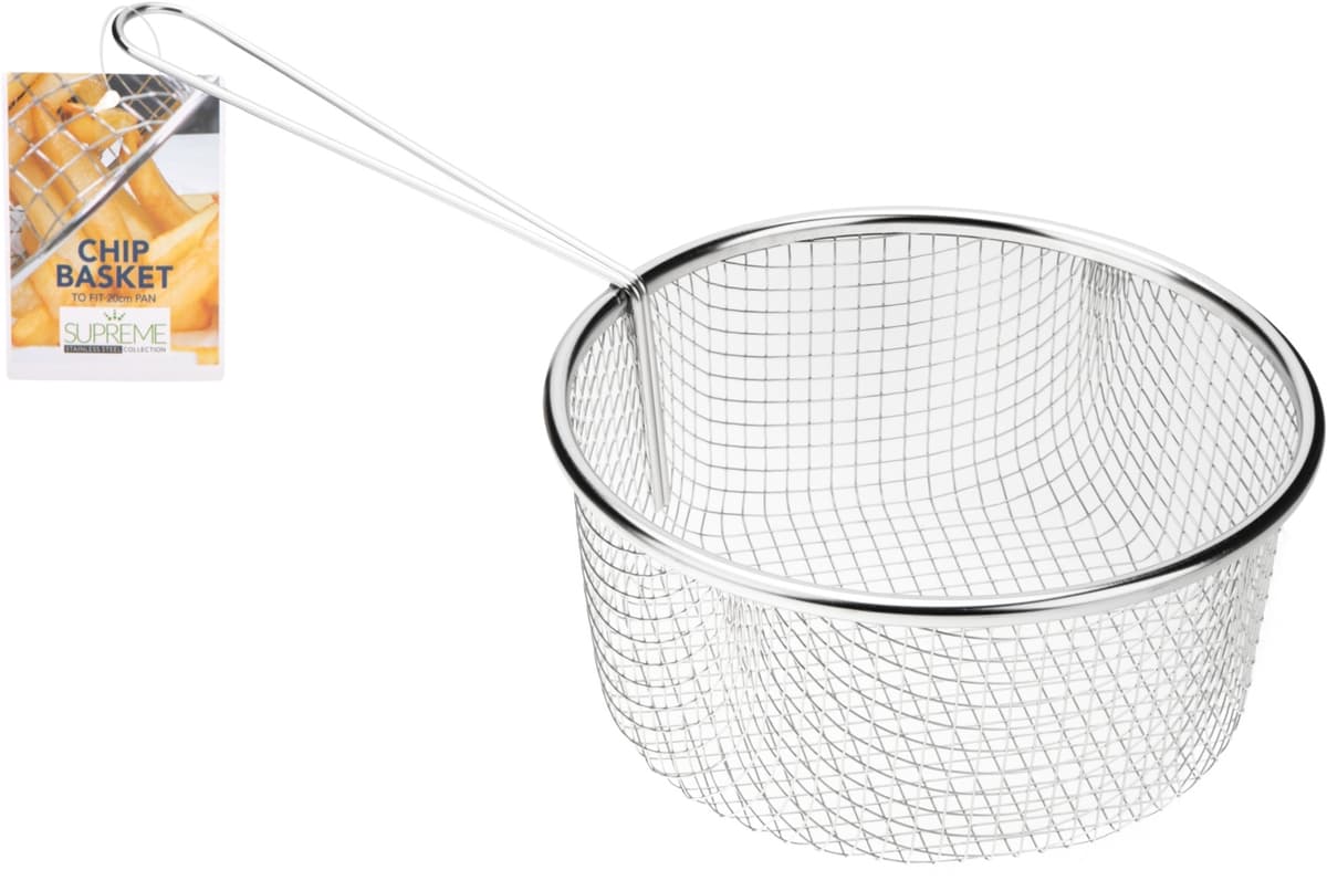 Supreme Stainless Steel 8" Chip Basket 20CM