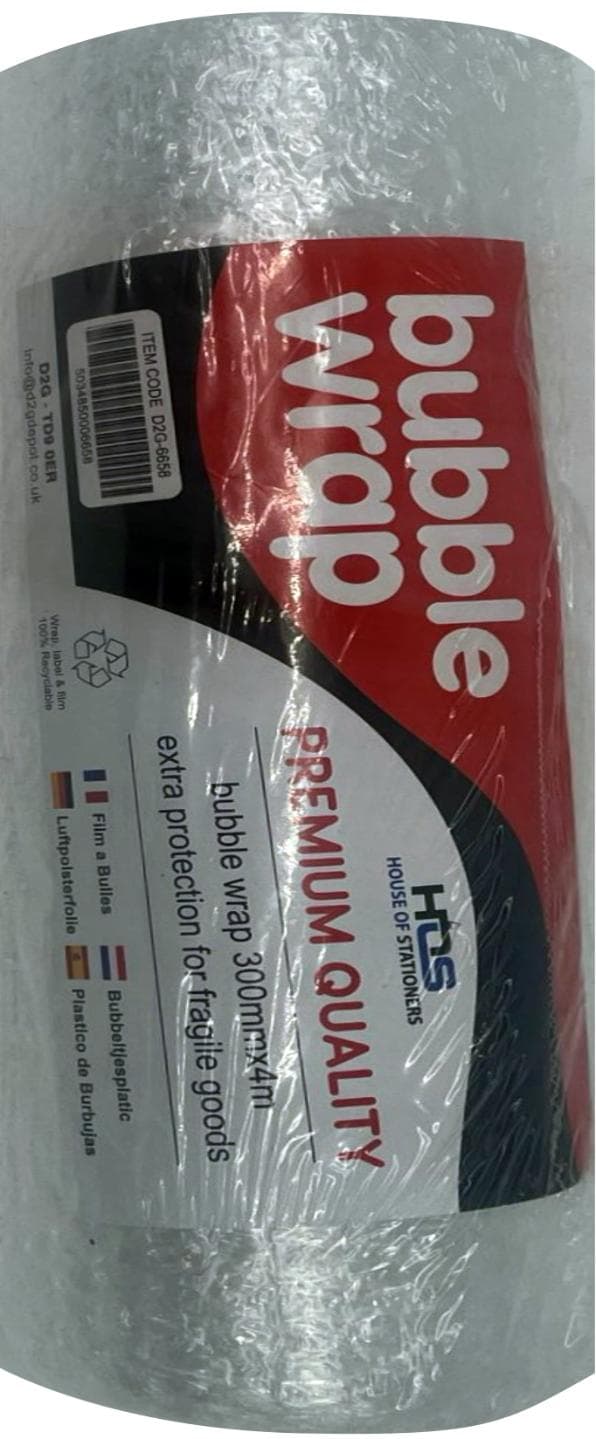 HOUSE OF STATIONERS Bubble Wrap 300mmx4m