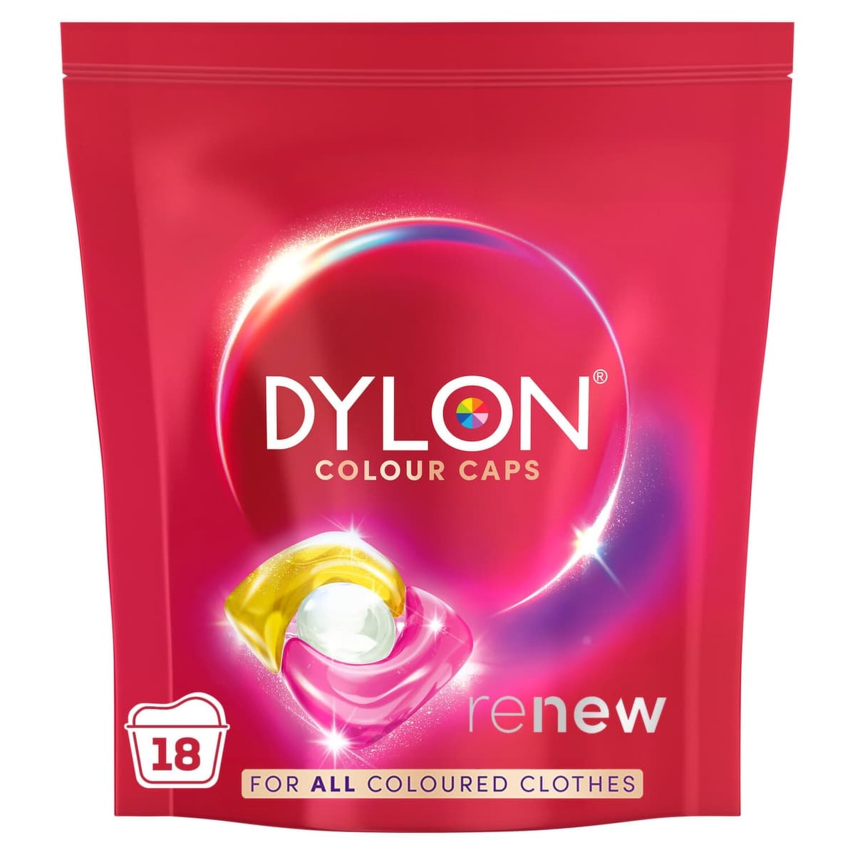 Dylon 18 Wash Colour Laundry Caps 243g