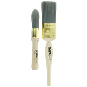 Coral Precision Chalk Brush Set 2PK