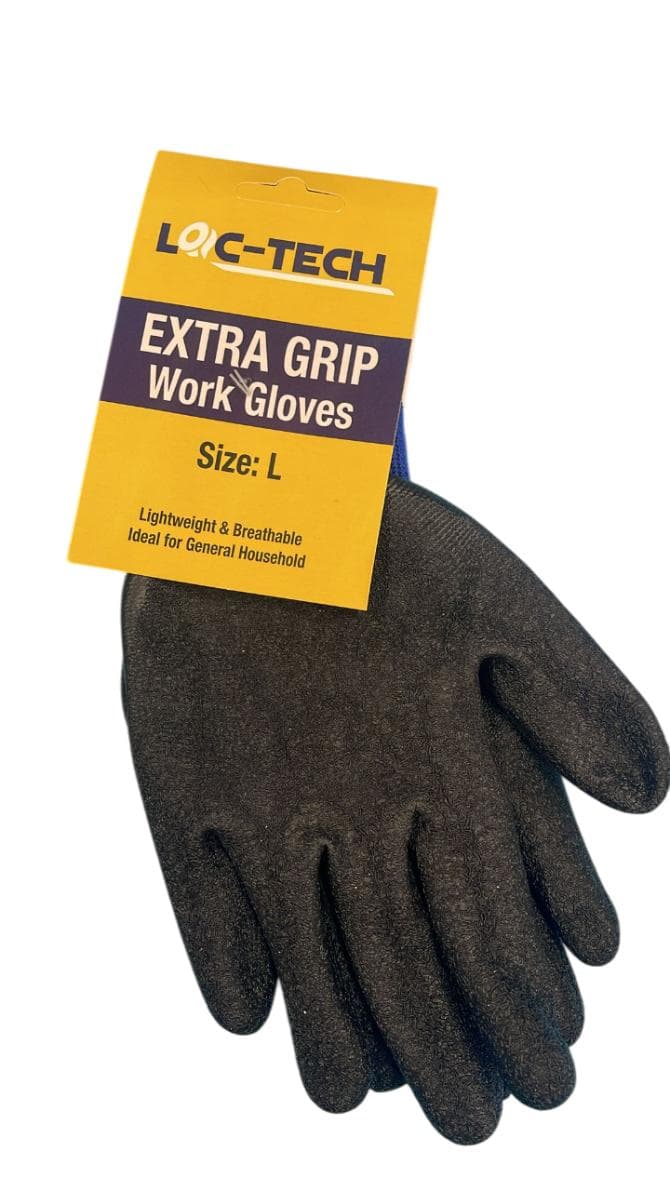 Loc-tech Extra Grip Work Gloves Large