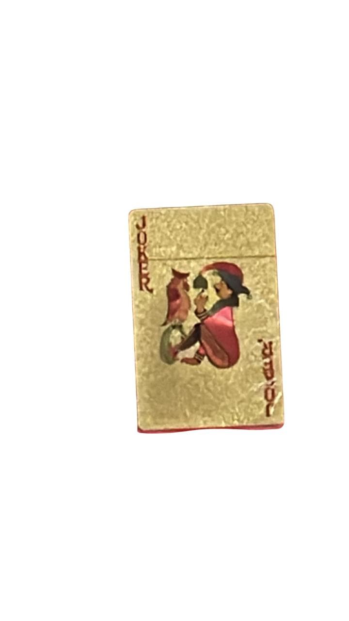 Playing Cards Gold Foil