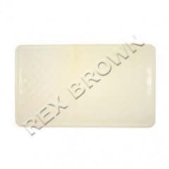 Croydex Rubber Grip Mat Large White 900 x 370mm