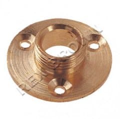 DA Brass Back Plates 1/2"