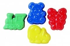 Chef Aid Pk4 Jelly Moulds XXXX
