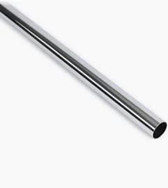 WH 6ft X 25mm Chrome Wardrobe Rails