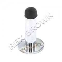 Securit 63mm Chrome Project Door Stop (s2985)