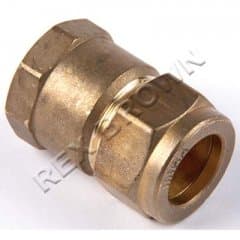 Compression Straight Connector 15mm X 1/2" Female