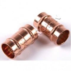 Pre-Soldered Straight Connectors 15mm Pk2