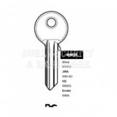 Orio Wms Cylinder Key Blk Pk10