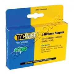 140/6mm Galvanised Stapes Box of 2000