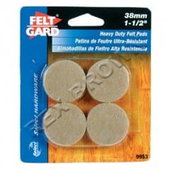 Feltgard Round Pads 19mm Pk20