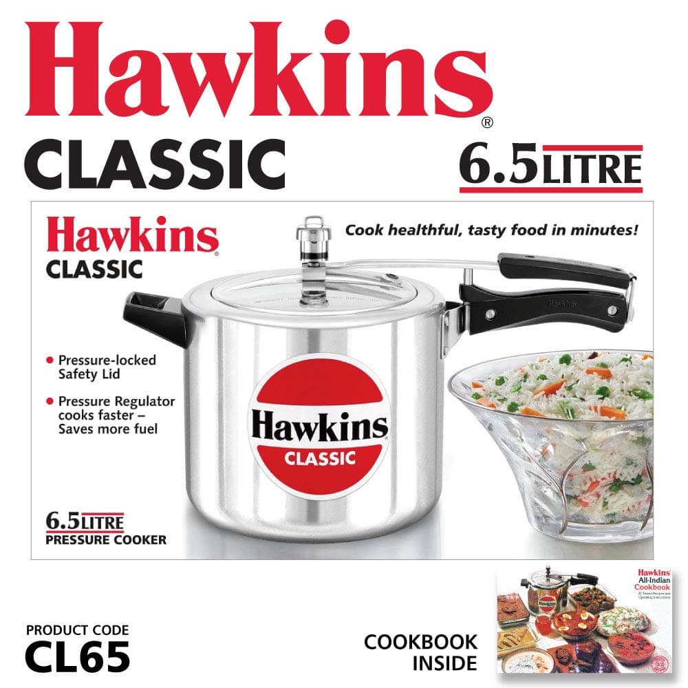 Hawkins Classic Pressure Cooker 6.5ltr