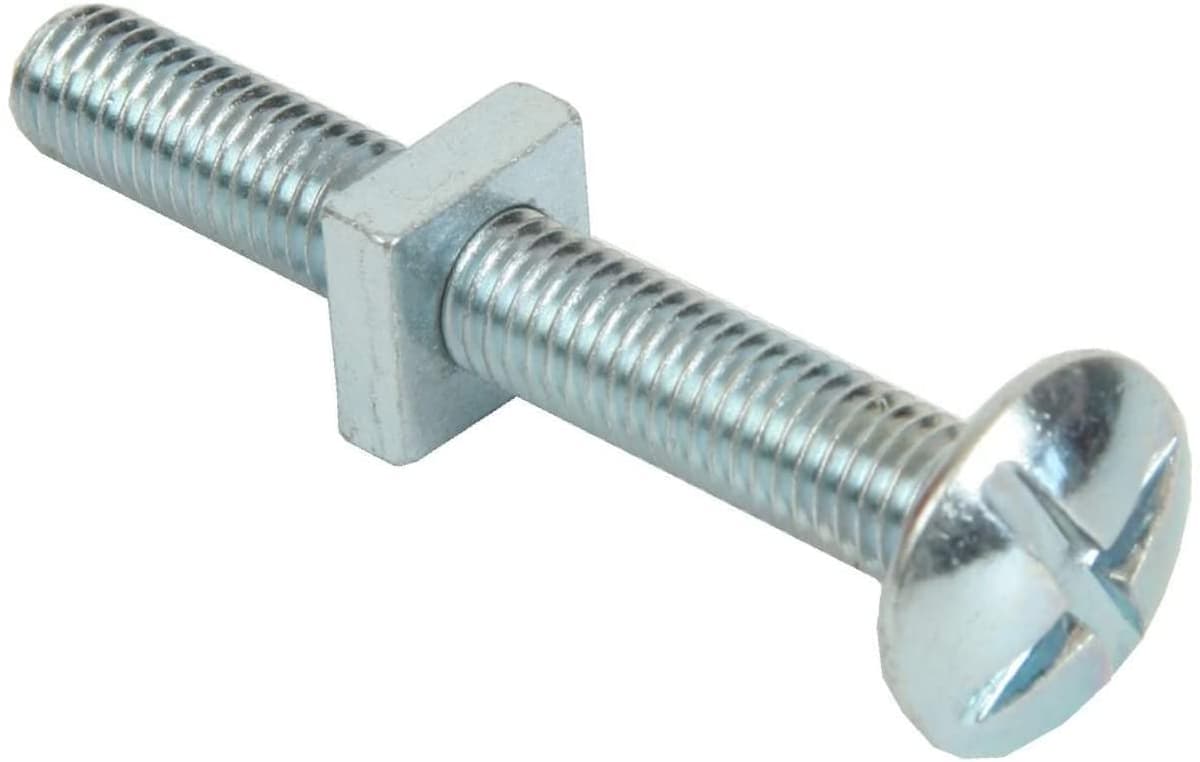 BH roofing Bolt & Nut Zp M6x35 Pk45 (rb12)