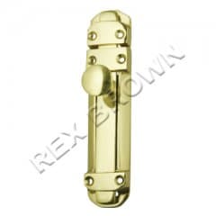 RB 4" Polished Brass Tower Bolts HEAVY DUTY