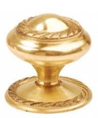 1 1/2" Brass Knobs, Georgian - Pre Pack 1pc