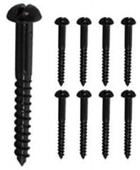 TIMCO 2" X 10 Blk Japan Round Head Screws Pre Pack - 10pcs
