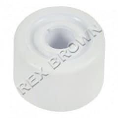 1 1/8" White Door Stops - Pre Pack 1pcs