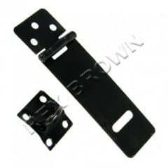 RB 3" Japanned Safety Hasp & Staple