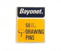 Bayonet Drawing Pins 10mm