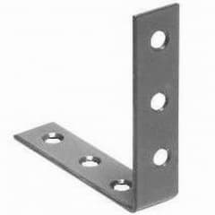 CORNER BRACE CSK BOTH SIDES 6" ZP BOX OF 25