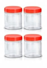 Sunpet Jar 250ml Round Pk4