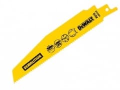 DeWalt DT2301L-QZ Pk5 General Purpose Reciprocating Blades 152mm 10TPI
