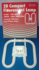 Red/Grey Energy Saving 2D 16Watt 2Pin