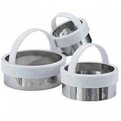 KC S/S Plain Pastry Cutter 3pc